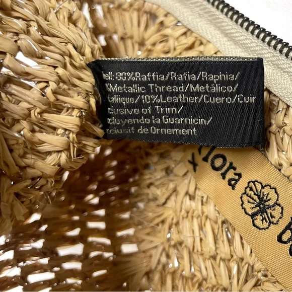 FLORABELLA - Avon Woven Raffia Clutch - Picture 6 of 9